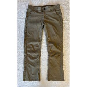 Prana Halle Sand Zion Hiking Pants Womens 8 Short Inseam Roll Up Cargo